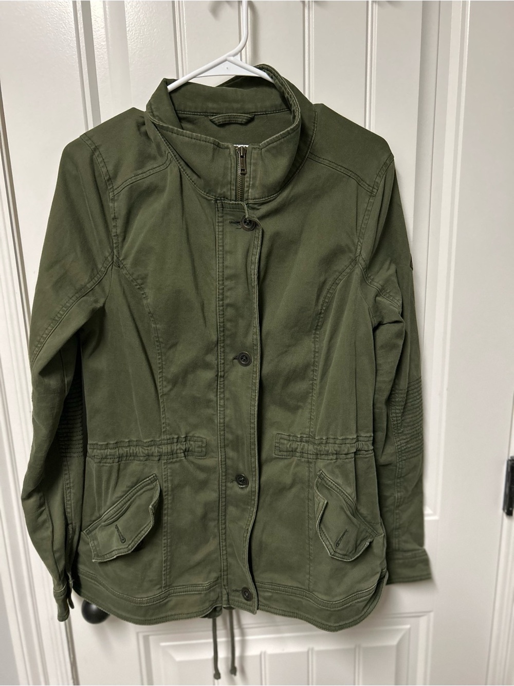 Hollister Military-Style Olive Utility Jacket